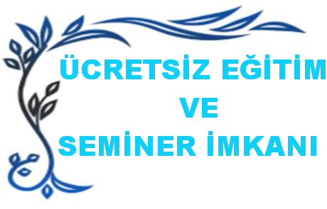 ücretsiz eğitim ve seminerler